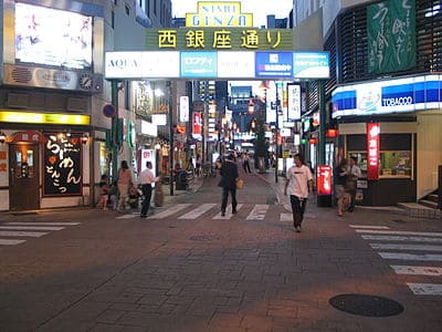 西銀座通りエリア