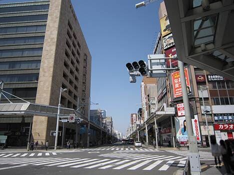 JR、名鉄岐阜駅周辺